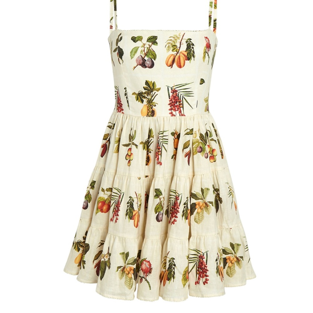 AGUA BY AGUA BENDITA
Lima Embroidered Linen Dress
